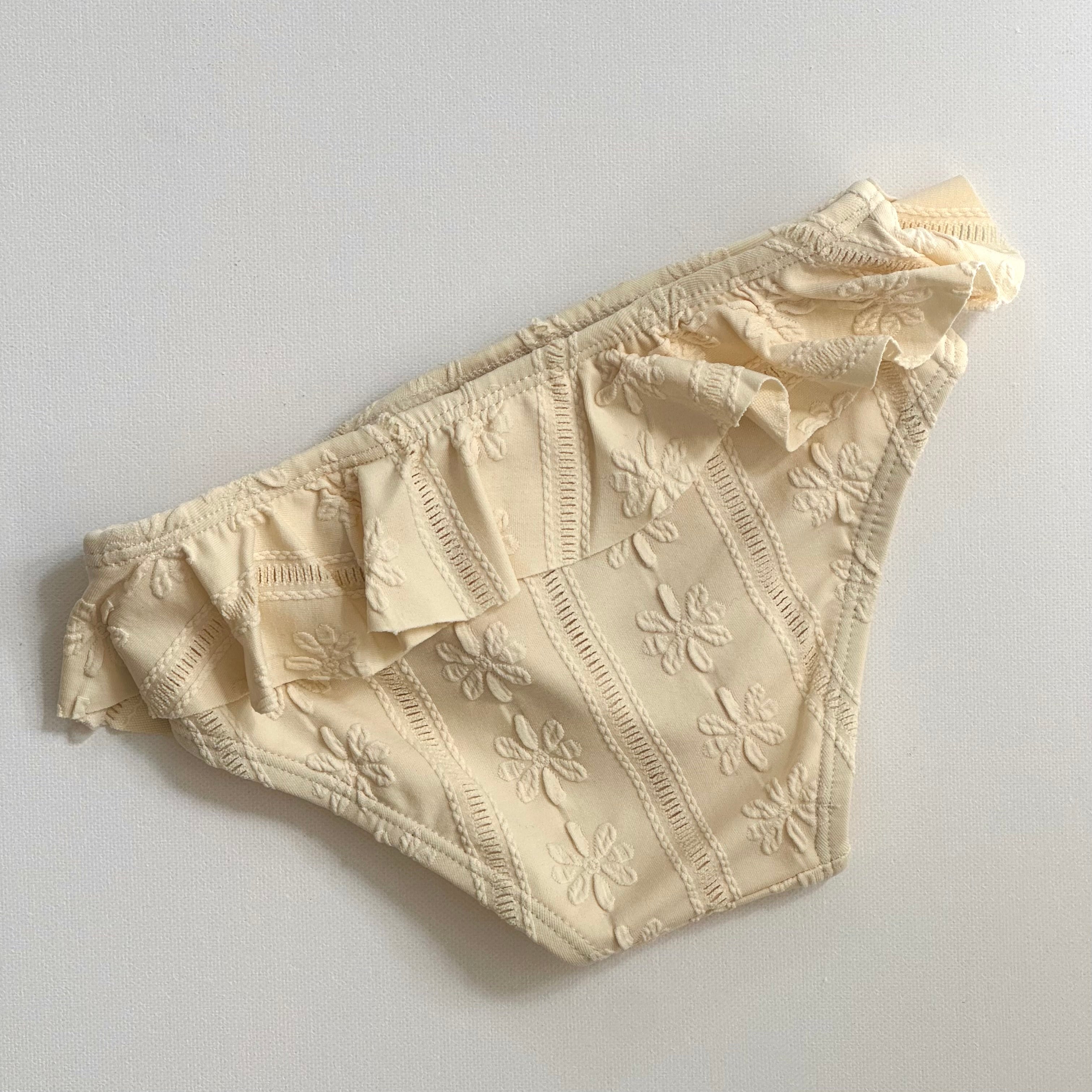Lemon /Embroidery Swim Knickers 2Pack