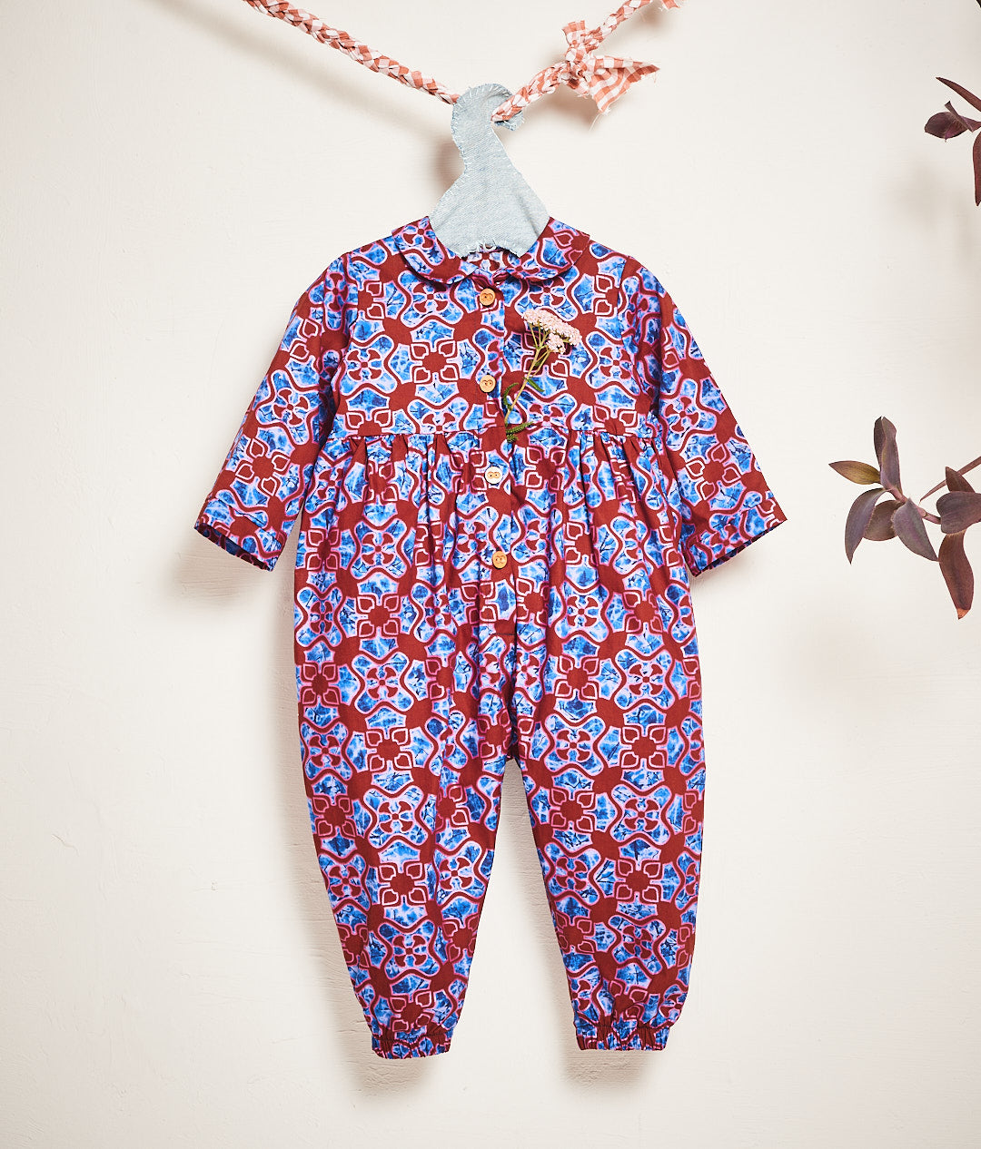 AW23/24 Rouge and Blue African Print Winter Pantaloon