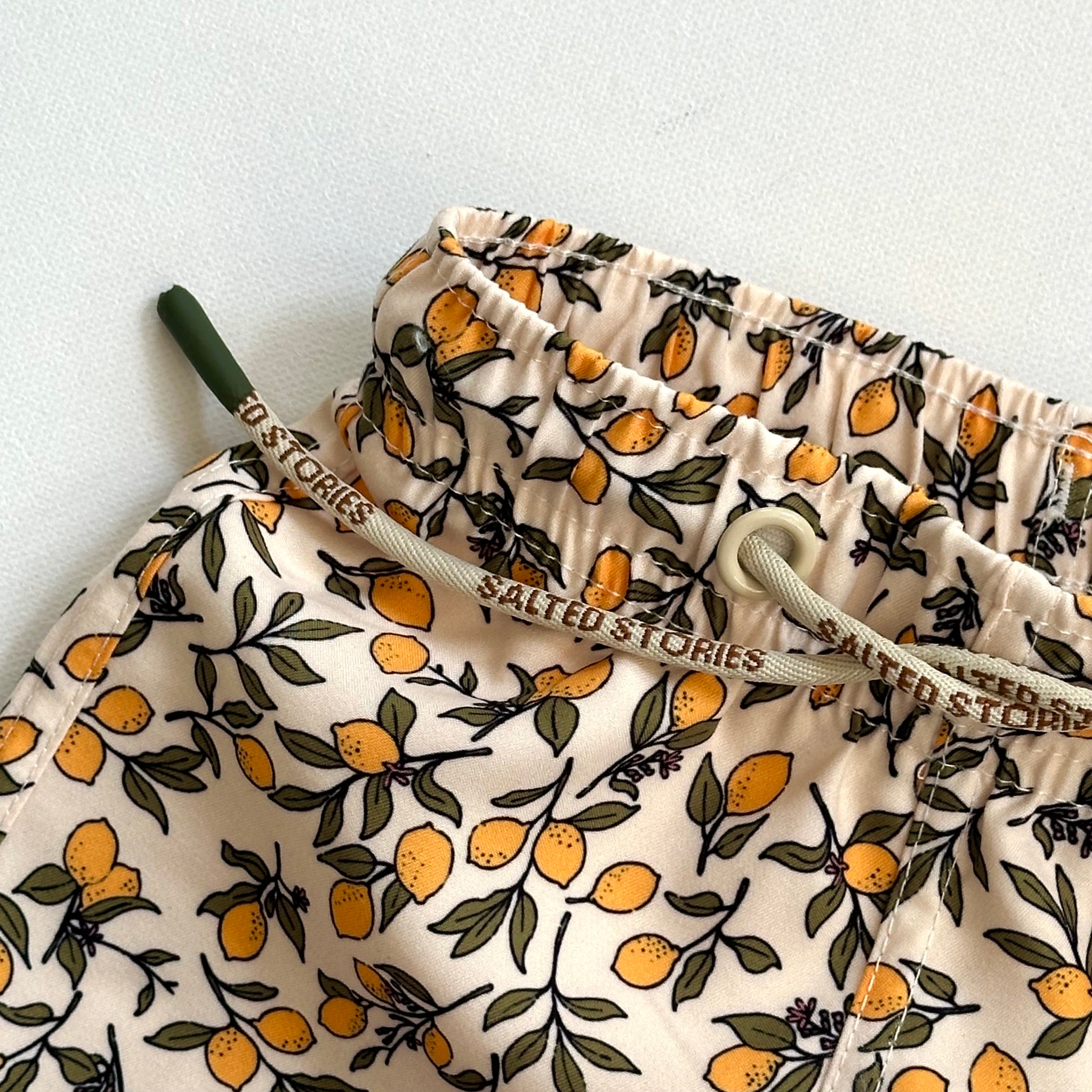Lemon Swim Shorts