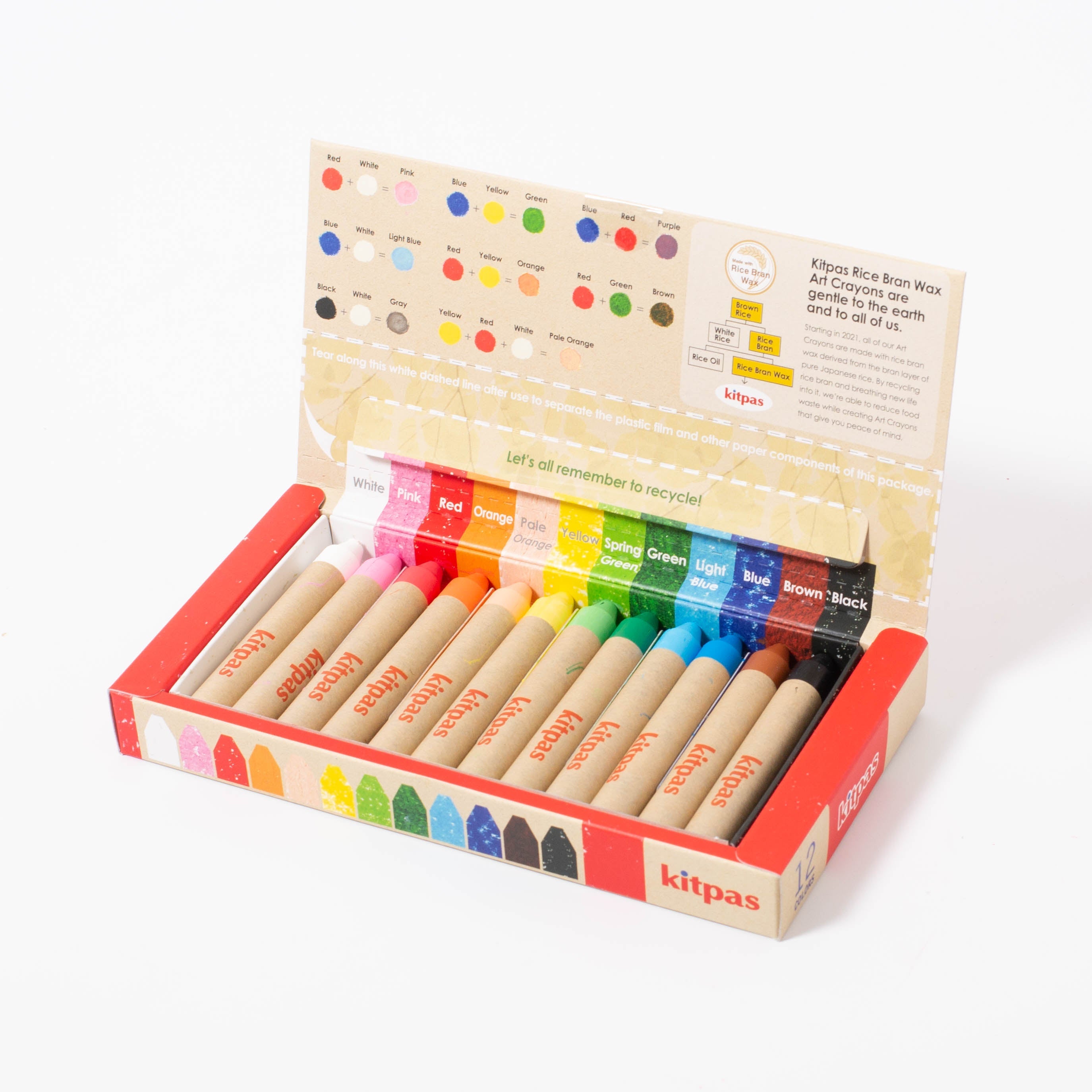 Kitpas Crayons 12 Pack