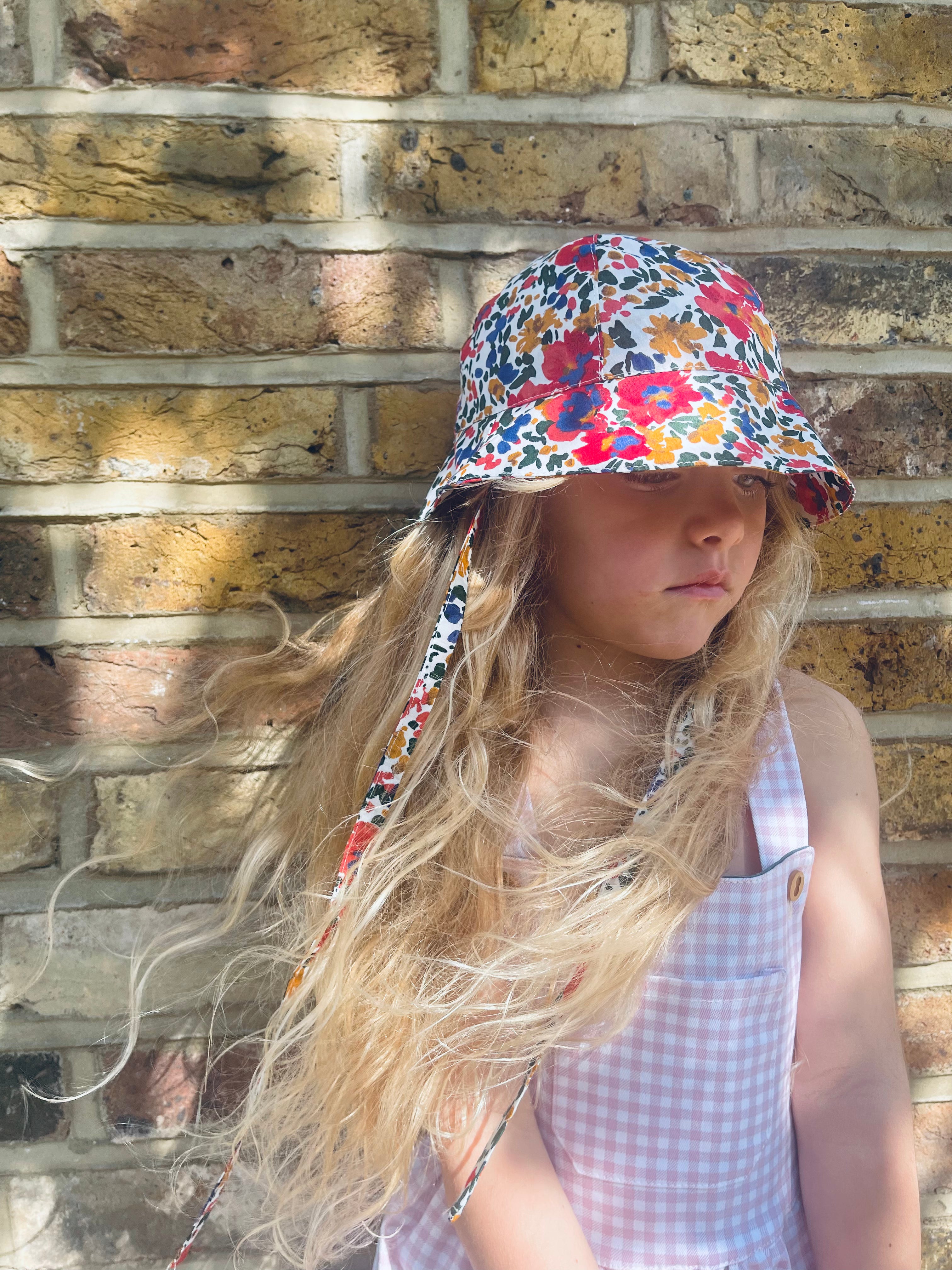 Summer Meadow Print Bucket Hat