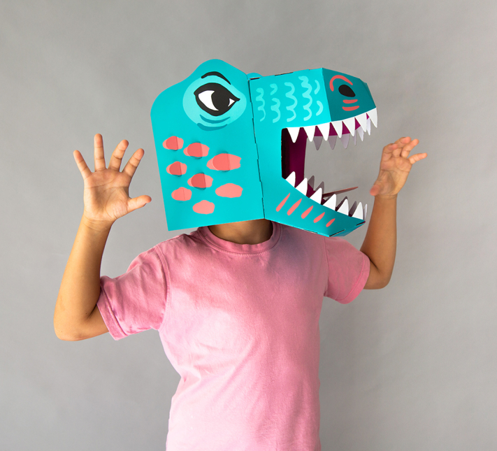 OMY REX 3D Cardboard Mask